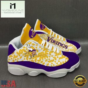 Minnesota Vikings NFL Ver 2 Air Jordan 13 Sneaker - Gift For Fans