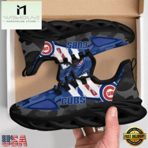 MLB Chicago Cubs Military Camouflage M Soul Shoes