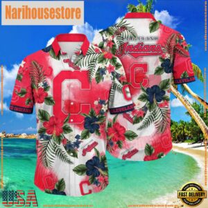 MLB Cleveland Indians Aloha Hawaiian Shirt