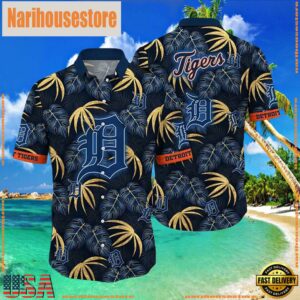 MLB Detroit Tigers Aloha Hawaiian Shirt