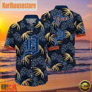 MLB Detroit Tigers Aloha Hawaiian Shirt