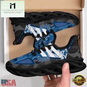 MLB Kansas City Royals Military Camouflage M Soul Shoes