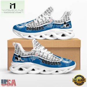MLB Los Angeles Dodgers Mickey Mouse Max Soul Shoes