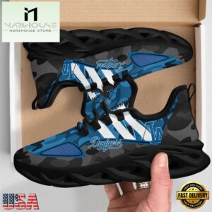 MLB Los Angeles Dodgers Military Camouflage M Soul Shoes