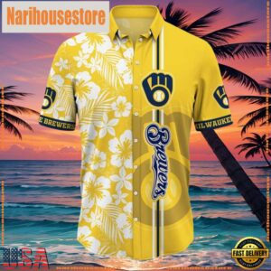 MLB Milwaukee Brewers Aloha Hawaiian Shirt