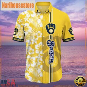 MLB Milwaukee Brewers Aloha Hawaiian Shirt
