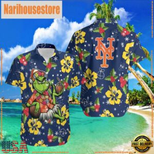 MLB New York Mets Aloha Grinch Hawaiian Shirt