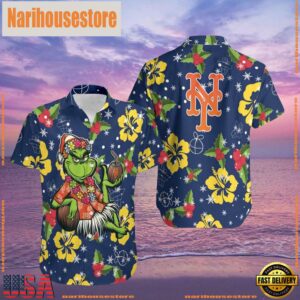 MLB New York Mets Aloha Grinch Hawaiian Shirt
