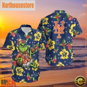 MLB New York Mets Aloha Grinch Hawaiian Shirt