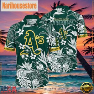 MLB Oakland Athletics Aloha Hawaiian Shirt