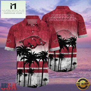 NCAA Arkansas Razorbacks Football Summer Hawaiian Shirt