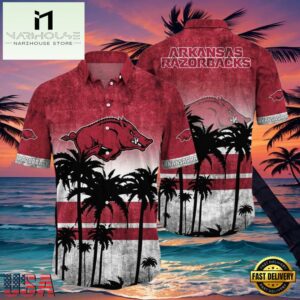 NCAA Arkansas Razorbacks Football Summer Hawaiian Shirt