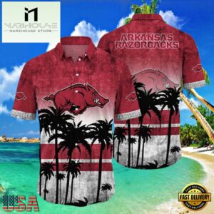 NCAA Arkansas Razorbacks Football Summer Hawaiian Shirt