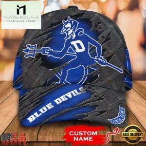 NCAA Duke Blue Devils 3D Mascot Custom Baseball Cap