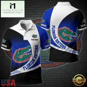 NCAA Florida Gators Team Polo Shirt Custom Your Name