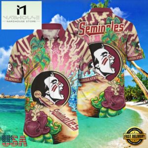NCAA Florida State Seminoles Tanningtime New Design Hawaiian Shirt