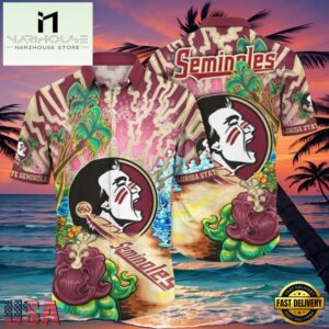 NCAA Florida State Seminoles Tanningtime New Design Hawaiian Shirt