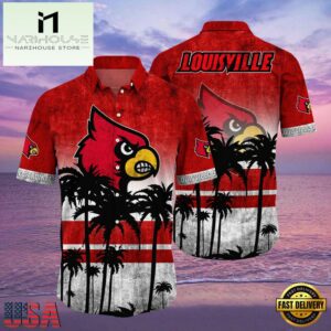 NCAA Louisville Cardinals New Design Hawaiian Shirt