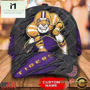 NCAA LSU Tigers 3D Mascot Custom Baseball Cap