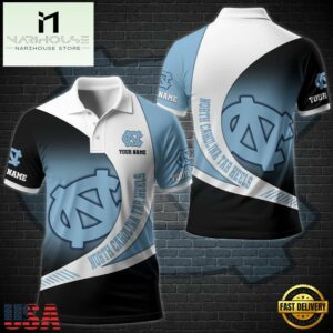 NCAA North Carolina Tar Heels Team Polo Shirt Custom Your Name
