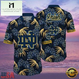 NCAA Notre Dame Fighting Irish Tropical New Design Hawaiian Shirt