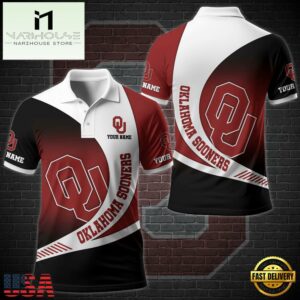 NCAA Oklahoma Sooners Team Polo Shirt Custom Your Name
