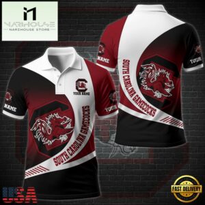 NCAA South Carolina Gamecocks Team Polo Shirt Custom Your Name