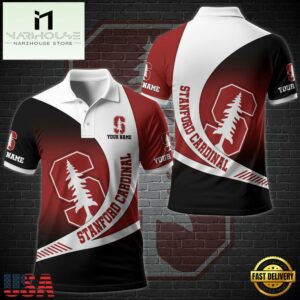 NCAA Stanford Cardinal Team Polo Shirt Custom Your Name