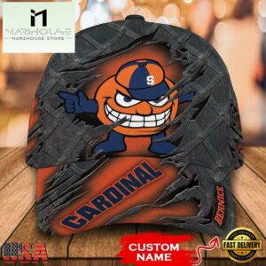 NCAA Syracuse Orange 3D Mascot Custom Baseball Cap