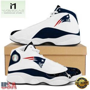 New England Patriots NFL Air Jordan 13 Shoes - Gift For Fans
