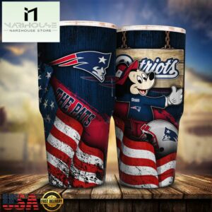 New England Patriots NFL Mickey Mouse Disney Tumbler