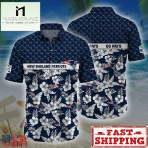 New England Patriots NFL Palm Leaves Hawaiian Shirt