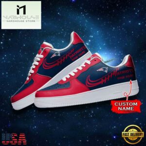 New England Patriots NFL Personalized Air Force Sneaker