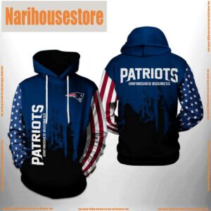 New England Patriots NFL Team US 3D Printed Hoodie Zipper Hoodie