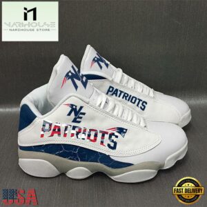 New England Patriots NFL Ver 1 Air Jordan 13 Sneaker - Gift For Fans