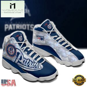 New England Patriots NFL Ver 2 Air Jordan 13 Sneaker - Gift For Fans