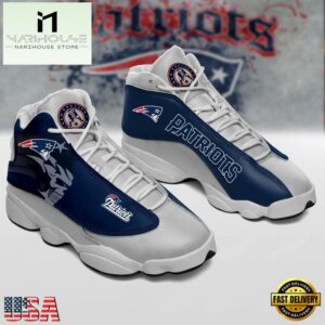 New England Patriots NFL Ver 3 Air Jordan 13 Sneaker - Gift For Fans