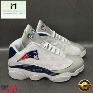 New England Patriots NFL Ver 7 Air Jordan 13 Sneaker - Gift For Fans