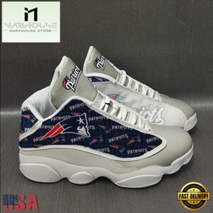 New England Patriots NFL Ver 8 Air Jordan 13 Sneaker - Gift For Fans