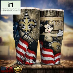 New Orleans Saints NFL Mickey Mouse Disney Tumbler
