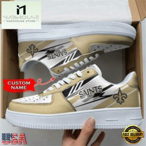 New Orleans Saints NFL Personalized Air Force 1 Shoes