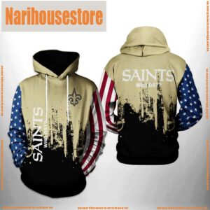 New Orleans Saints NFL Team US 3D Printed Hoodie Zipper Hoodie