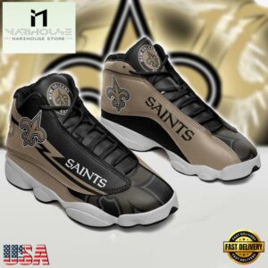 New Orleans Saints NFL Ver 2 Air Jordan 13 Sneaker - Gift For Fans