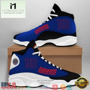 New York Giants NFL Big Logo Football Team Air Jordan 13 Sneaker Shoes - Gift For Fans