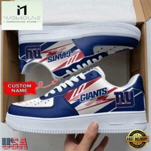 New York Giants NFL Personalized Air Force 1 Shoes