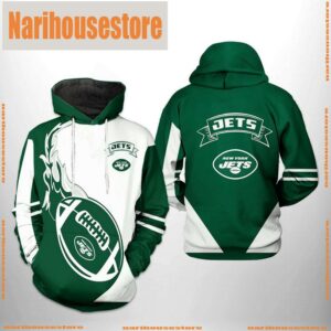 New York Jets NFL Classic 3D Printed Hoodie Zipper Hoodie