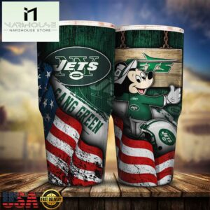 New York Jets NFL Mickey Mouse Disney Tumbler