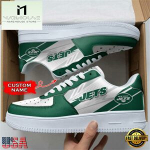 New York Jets NFL Personalized Air Force 1 Shoes