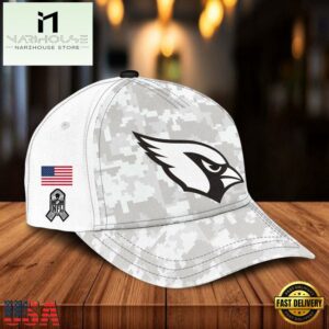 NFL Arizona Cardinals Camo 2024 Salute to Service Baseball Cap