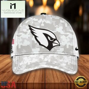 NFL Arizona Cardinals Camo 2024 Salute to Service Baseball Cap